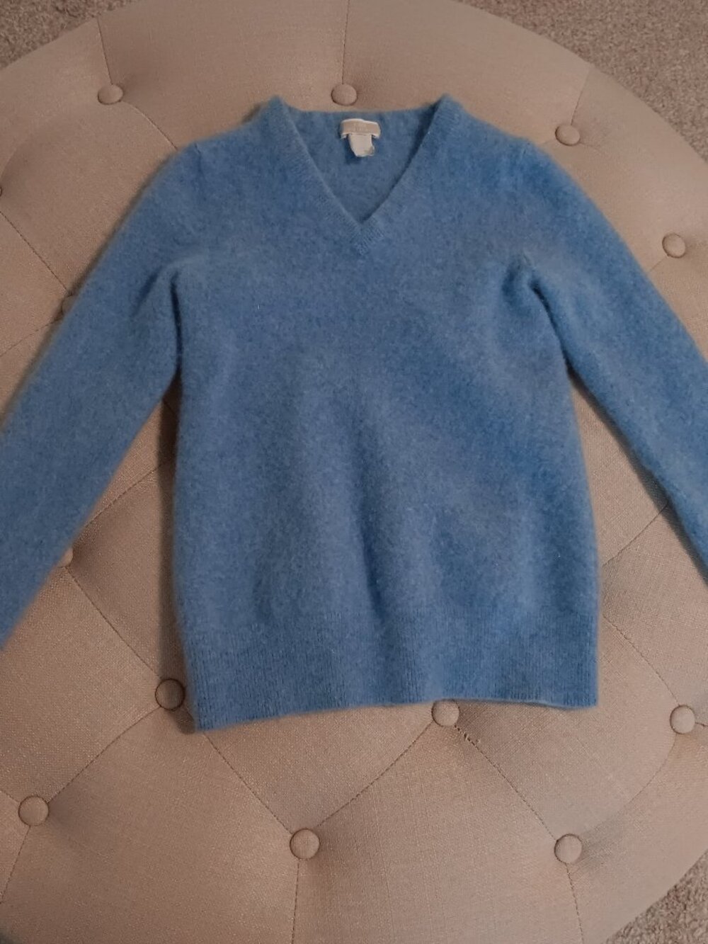 J. Crew sweater 100 % cashmere / baby blue size kids XS